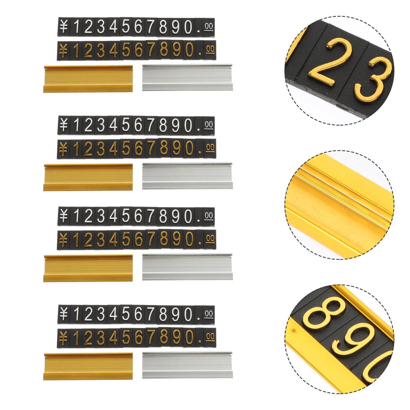 

10pcs With Numbers Vegetable Display Boards Commodity Price Label Signs Supermarket Shopping Mall Supplies Stereoscopic Number