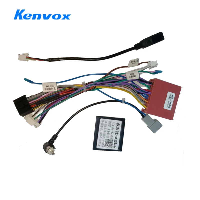 

android Car radio Canbus Box Decoder For Mazda 3 5 6 8 cx-7 16 pin Wiring Harness Plug Power Cable