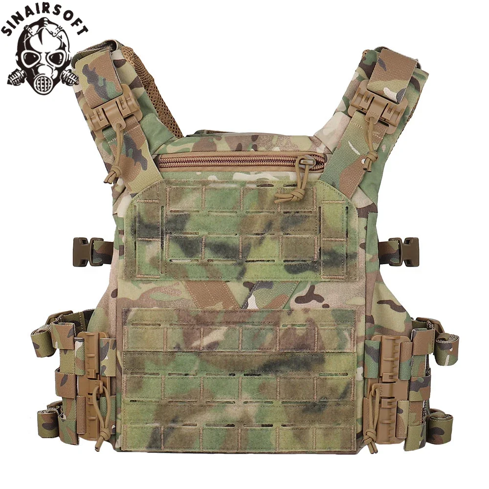 

Outdoor K19 Plate Carrier Tactical Vest New 500D Nylon Full-Size 3.0 Quick Release System Combat Vests Paintball Airsoft Gear