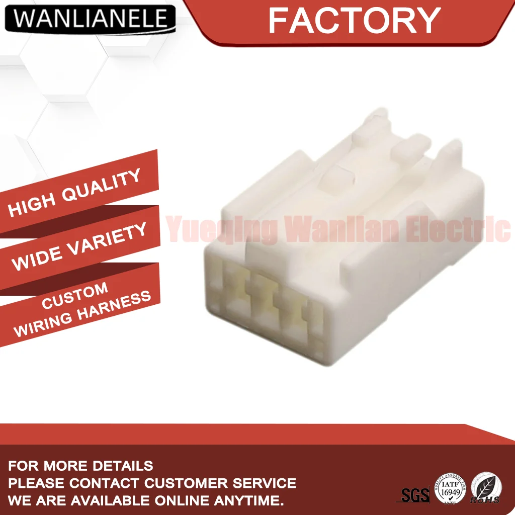 50 Sets Replacement for Sumitomo 6098-0922 3 Pin Male Connector Housing 1.2mm Series Unsealed PBT White Fit Car Antenna Sensor