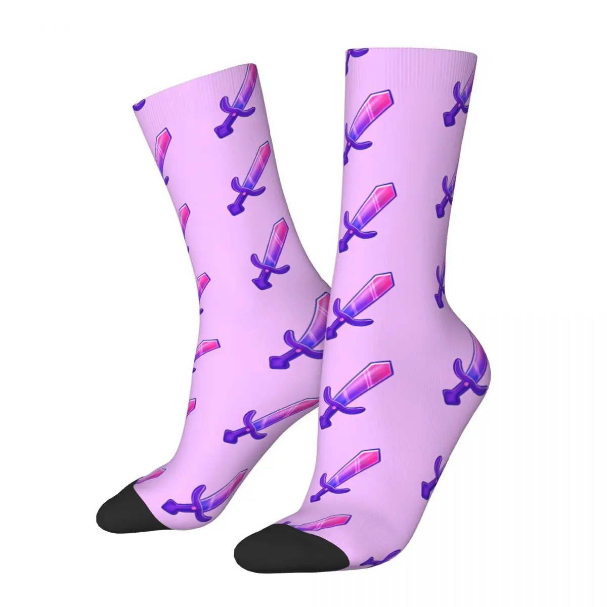 Vintage Infinity Blade Men's compression Socks Unisex Stardew Valley Harajuku Seamless Printed Novelty Crew Sock