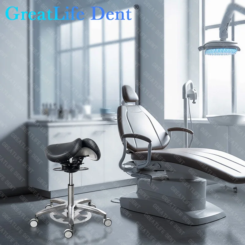 

GreatLife DeLifting Rotating Computer Dentist Saddle Seat Ergonomic Beauty Medical Nurse Tattoo Saddle Chair Forward Adaptive