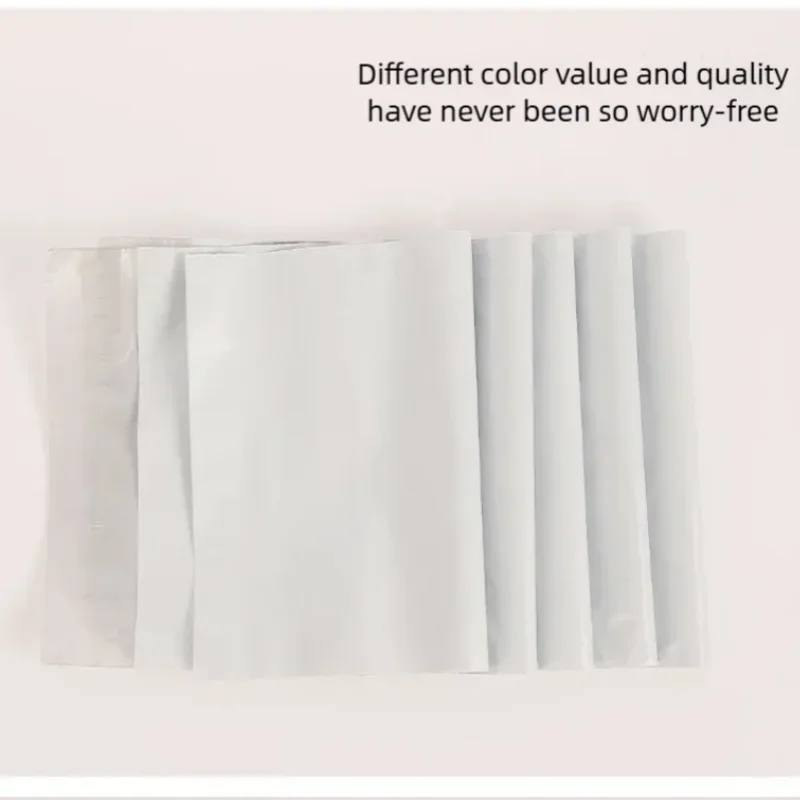 White Opaque PE Plastic Courier Bags Self Adhesive Seal Express Envelope Waterproof Mailing Storage Bags for Shipping Packaging