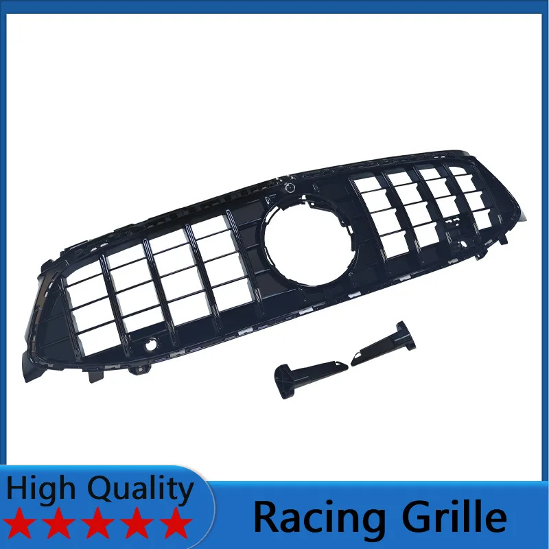 

Для Mercedes-Benz CLA W118 2024-2025: решетка радиатора в стиле GT с вертикальными планками, передний бампер, комплект обвеса, аксессуары