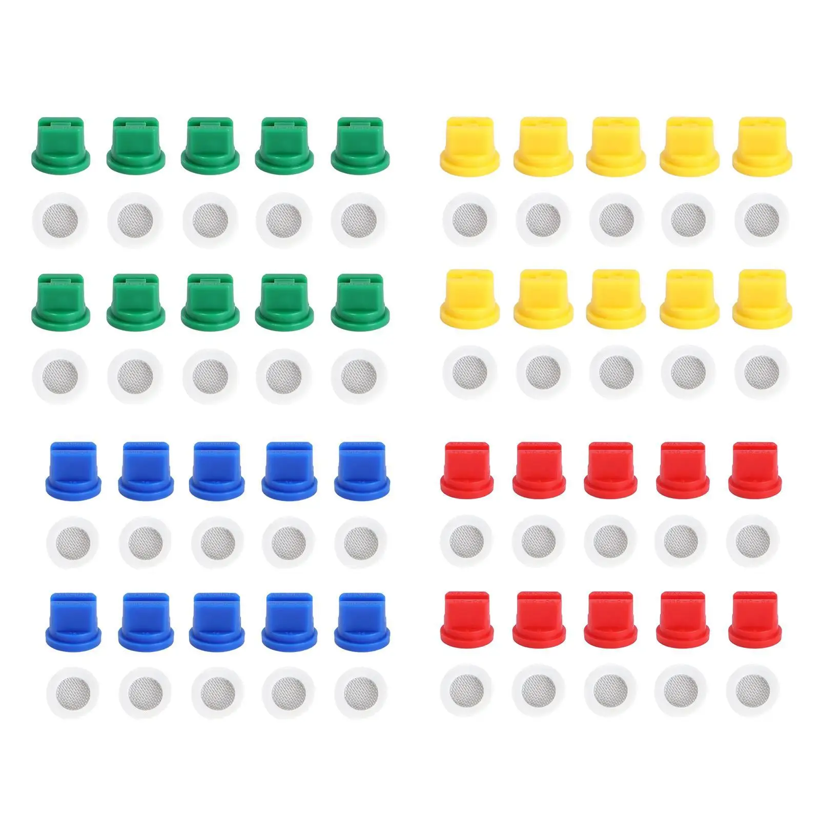 10Pcs Flat Fan Spray Tip Nozzles Planting Forestry Replacement Cleaning 110°