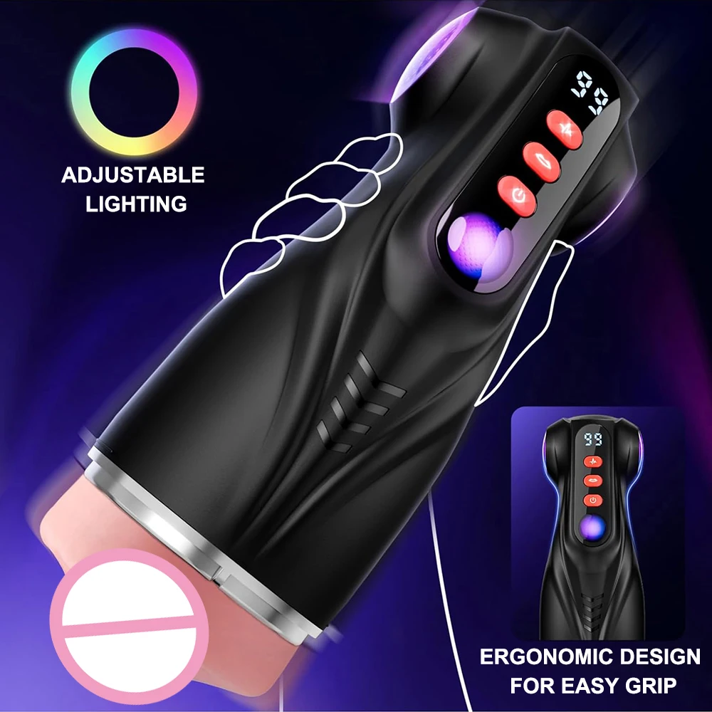 APP Control Sucking Male Masturbator Pocket Pussy for Men Penis Pump Automatic Suction Masturbator with 3 Sleeves Adult Sex Toys view 6