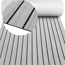 2400x900mmx5mm Boat Flooring Sheet EVA Foam Marine Faux Teak Decking Carpet Mats Non Slip Pontoon Brown Self Adhesive Yacht Pats