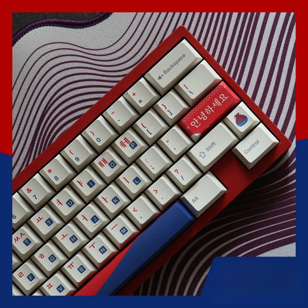 echome coreano keycap conjunto para teclado mecanico pbt personalizado personalizado retro perfil cereja jogos 140 chaves 01