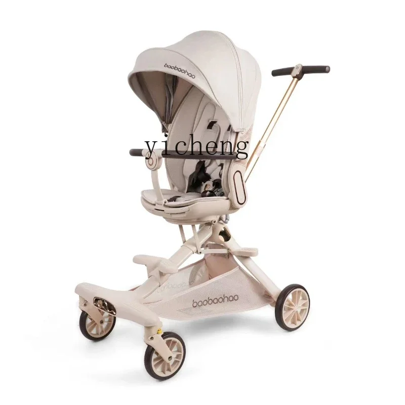 

Tqh Stroller Walk the Children Fantstic Product Portable Foldable Two-Way Umbrella Car Perambulator Baby Stroller