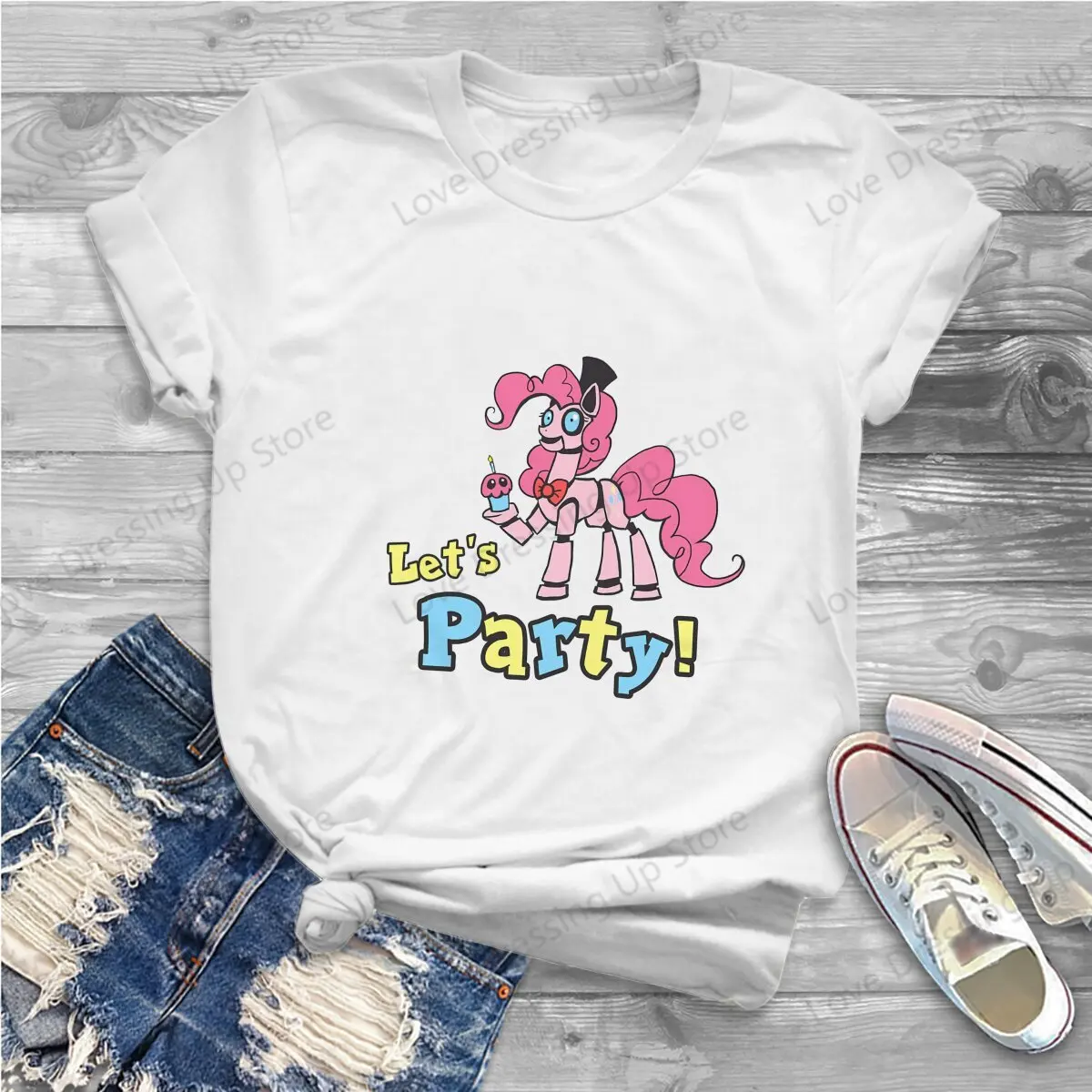 Derpy Dash Mlp Casual T Shirt  High Quality LooseWomen Tee Unique Summer Women's clothing