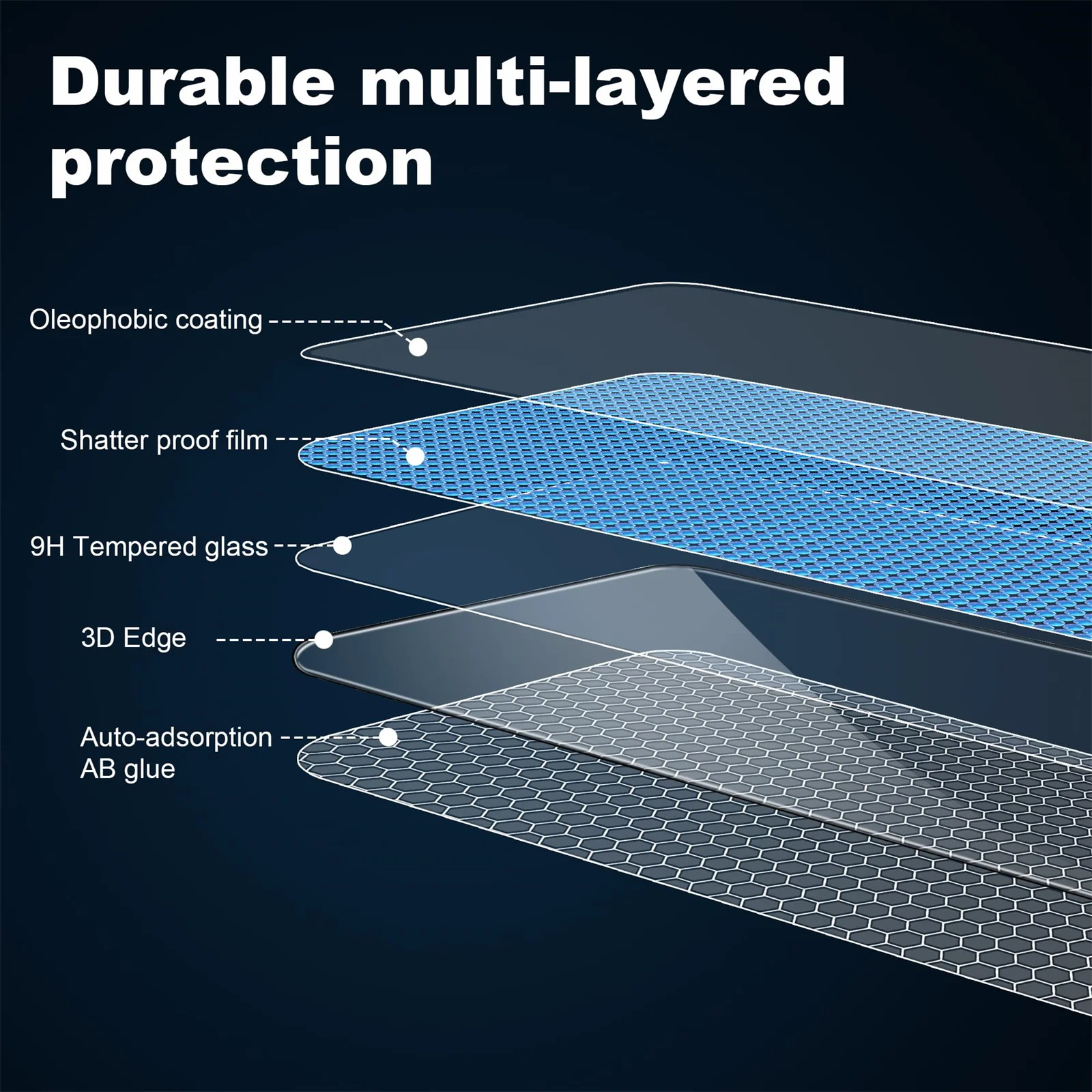 Displayschutzfolie für Redmi 13, 4G, gehärtetes Glas, HD-Kristall, hohes Aluminium, 9H-Gehäuse, freundlich, kratzfest – Detail 7