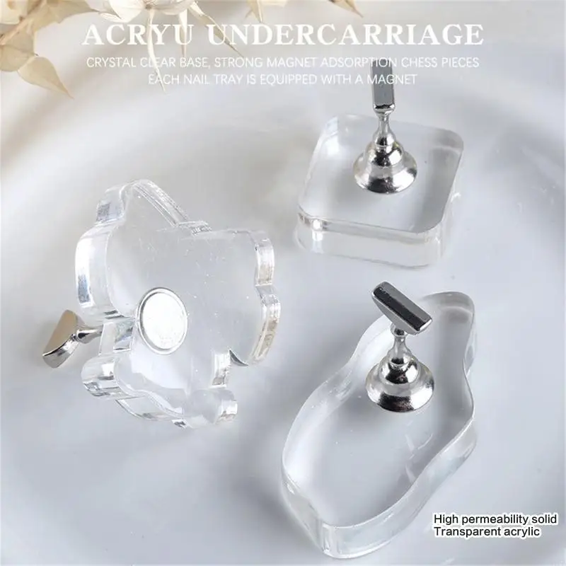 Q1FB Acrylic Practice Stand Tip Display Stand Holder Manicure Tool