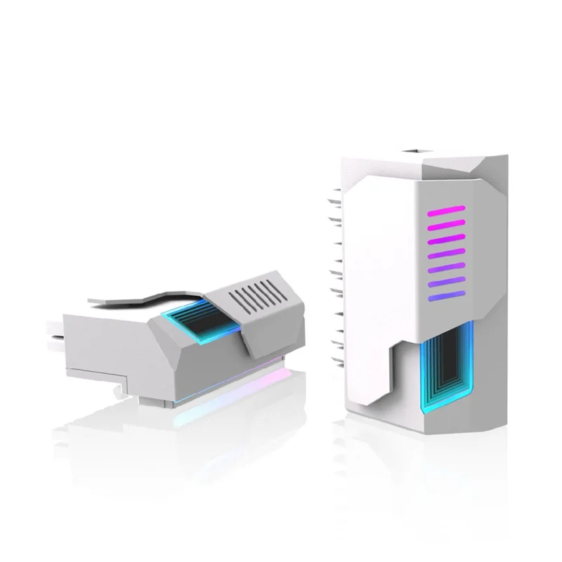 Adapter XB-ATX 24Pin ARGB 90 stopni, złącze zasilania 5V do płyty głównej komputera stacjonarnego, akcesoria do samodzielnego montażu komputera.