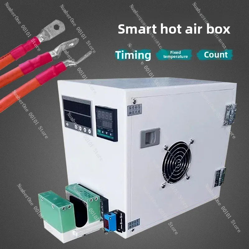 Semi Automatic Digital Heat Shrink Tubing Heating Baking Machine High Temperature Wire Cable Sleeves Shrinking Equipment