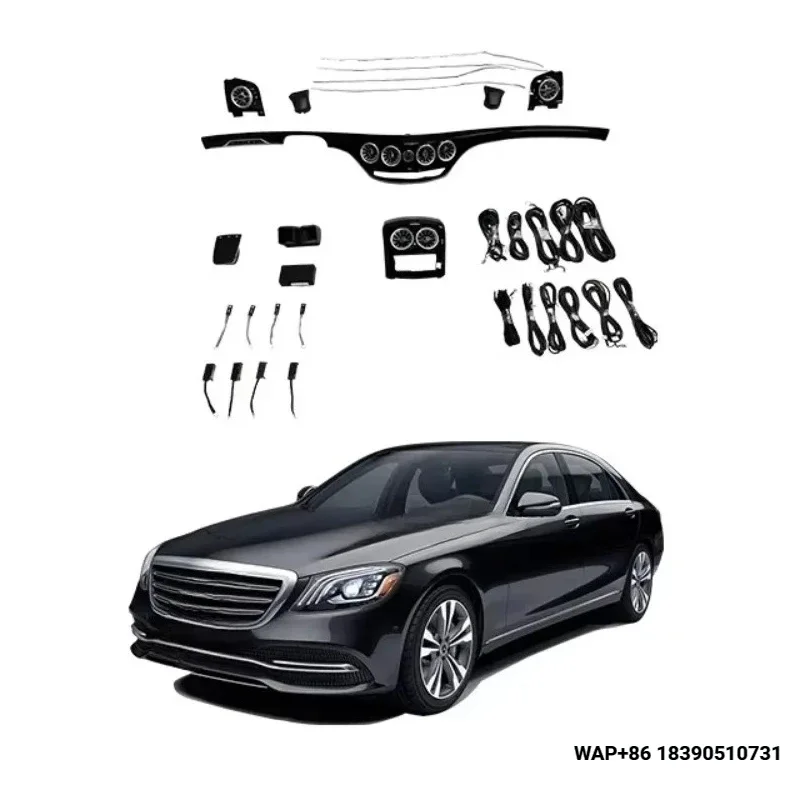 Suitable for S-Class W221 Upgrade W222  Dashboard Center Console Front/rear air Outlet Central Control Platform