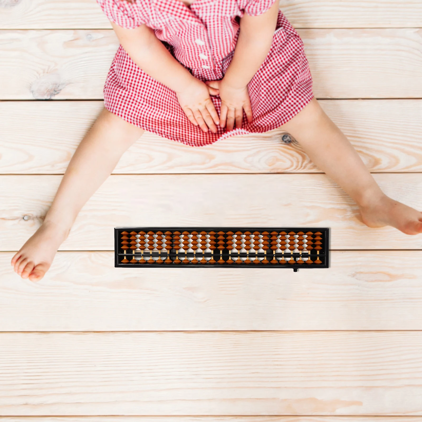 

Pearl Heart Abacus Kids for Learning Counting Toys Math Calculation Tool Chinese Bead Arithmetic