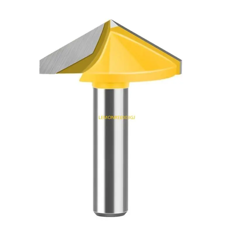 M4YC 8 mm Shank v Flute cacbide End Mill Bộ định tuyến Bit phù hợp với chế biến gỗ tiết Khắc với 60 90 120 150 Độ