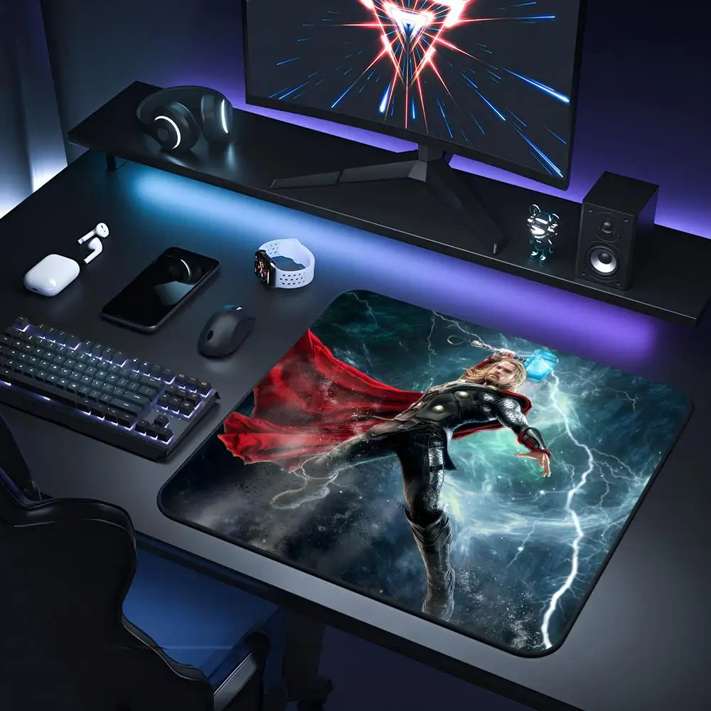 Thor Mouse Pad Gaming Laptops Keyboard Mat Deskmat Pc Accessories Desk Protector Mousepad Gamer Mats Anime