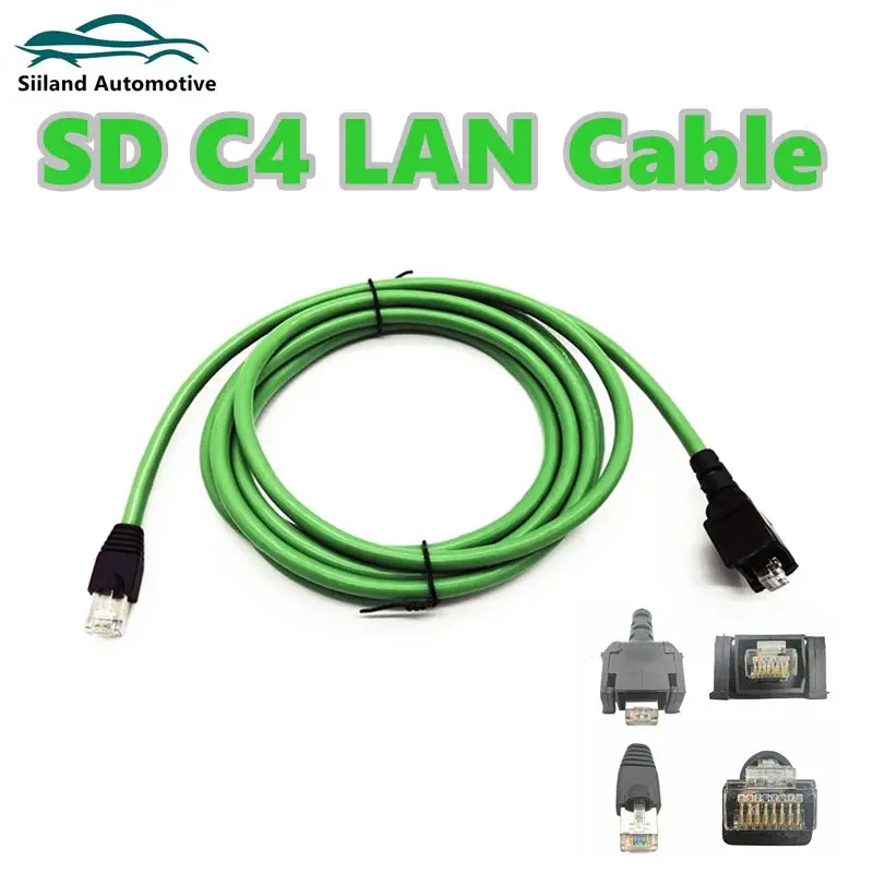 

Green Lan Cable for MB Star C4 Car Diagnostic Tool SD C4 Network Cable for C4 SD Compact 4 Car Diagnosis Scanner