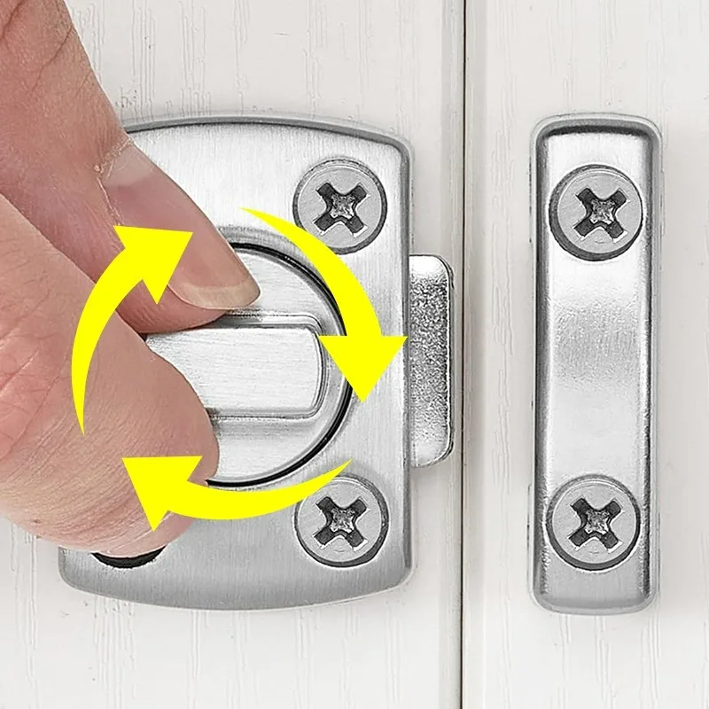 تدوير الترباس مزلاج أمن الوطن مزلاج بوابة المزالج الباب قفل منزلق تويست الدورية برميل قفل لباب خزانة الحمام