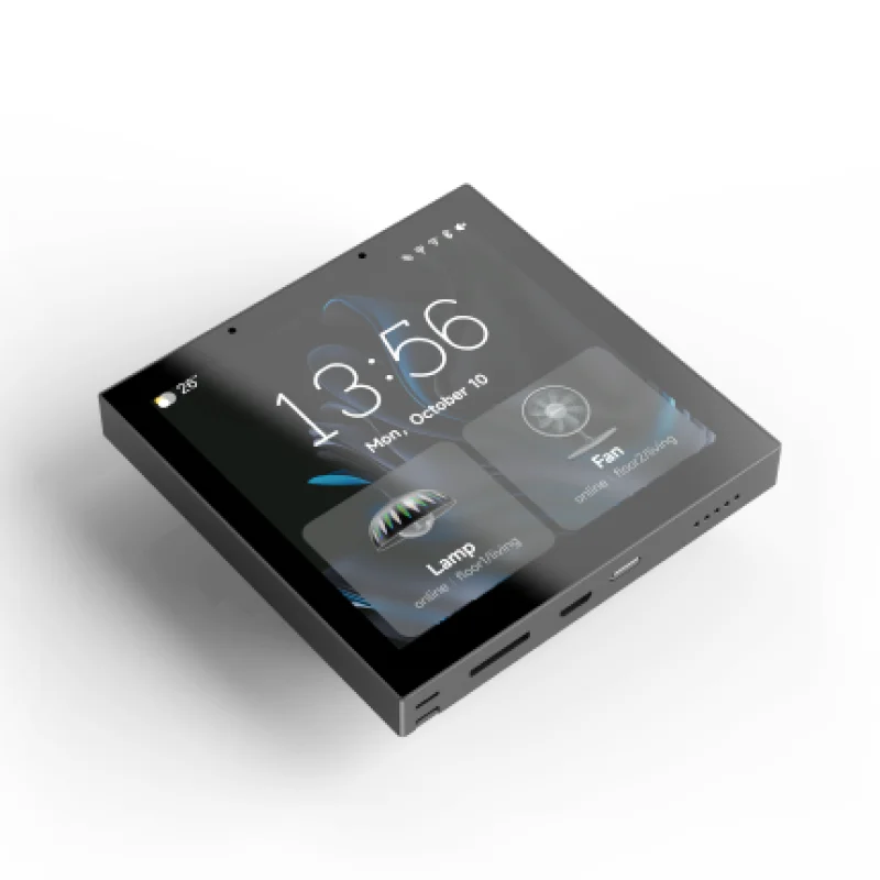 

Tuya APP Remote 4-Inch Center Panel Smart Home Kits & Systems with IPS Display WIFI Ceiling Speaker & Alarm Integration
