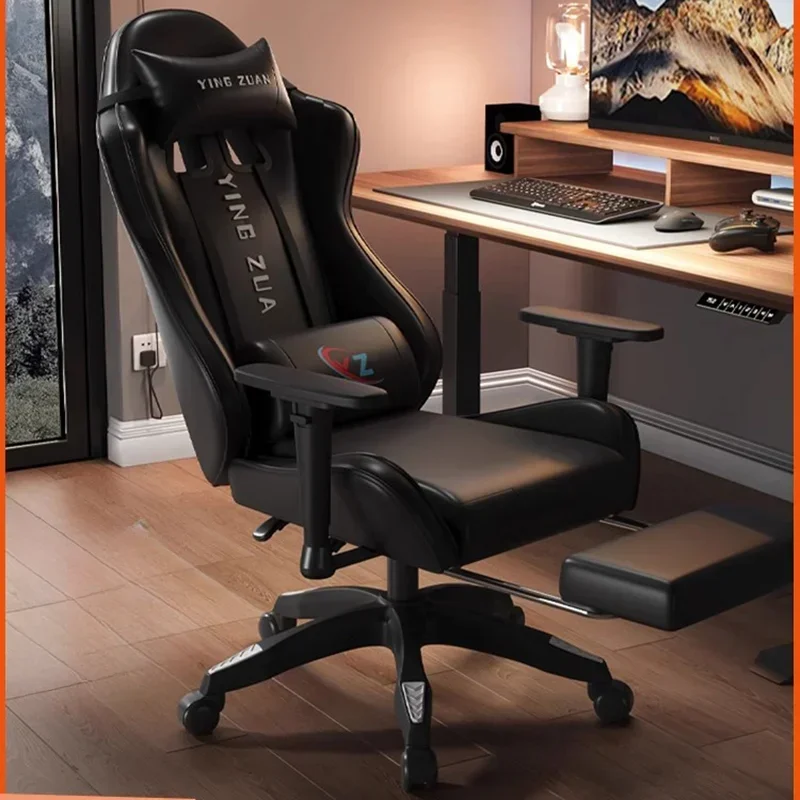 Cadeiras de escritório modernas para jogos, computador, ergonômicas, giratórias, confortáveis, móveis de escritório móveis ajustáveis, Bureaustoel LLO