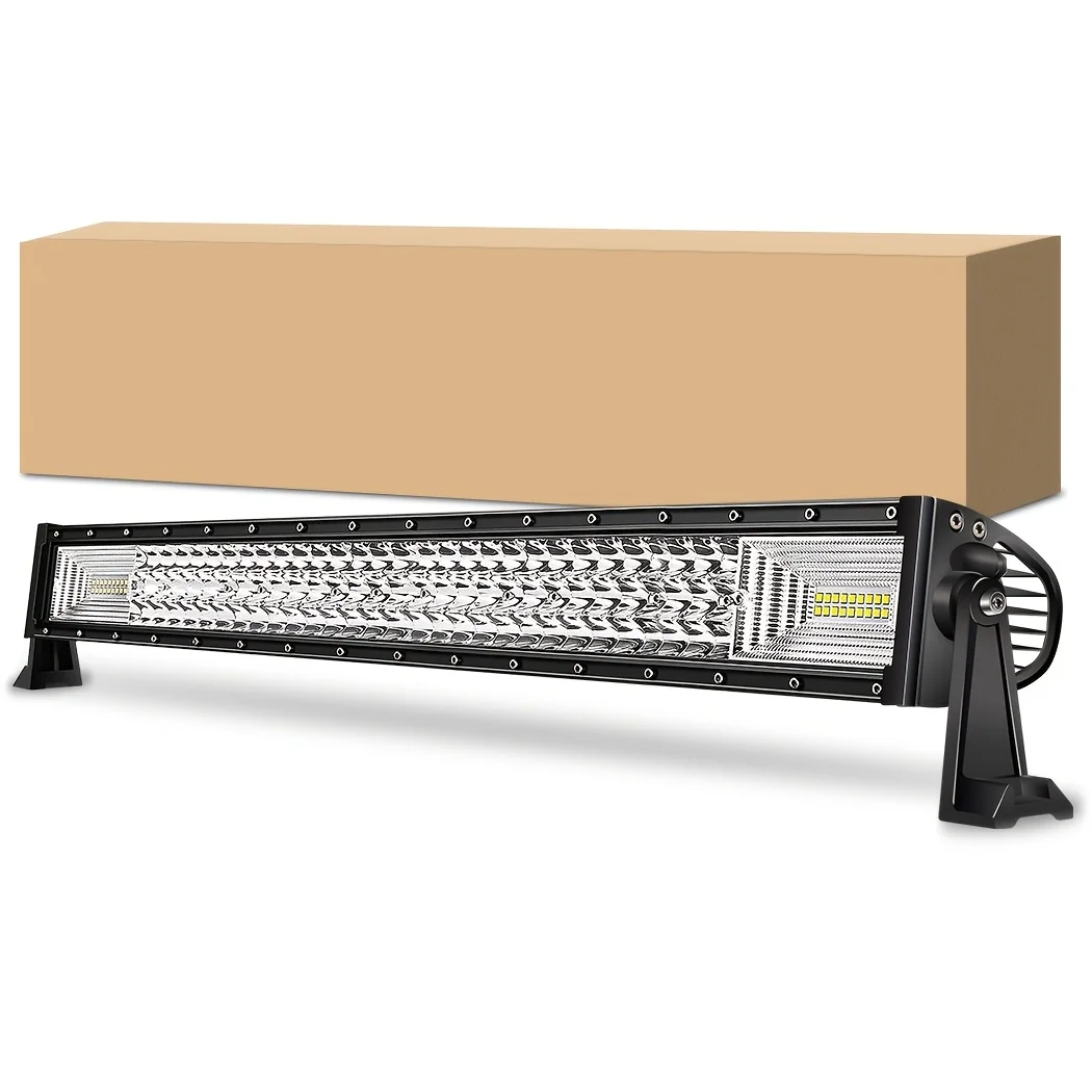 

Светодиодная балка 32 дюйма, трехрядная, комбинированная (рассеянный/концентрированный свет), сверхъяркие светодиодные фары для внедорожников и грузовиков