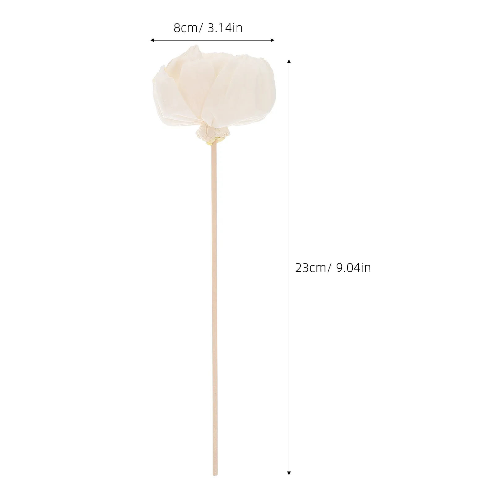 6Pcs Artificial Peony Diffuser Sticks Realistic Flower Aroma for Living Room Bedroom Office Long-Lasting Fragrance Decorative