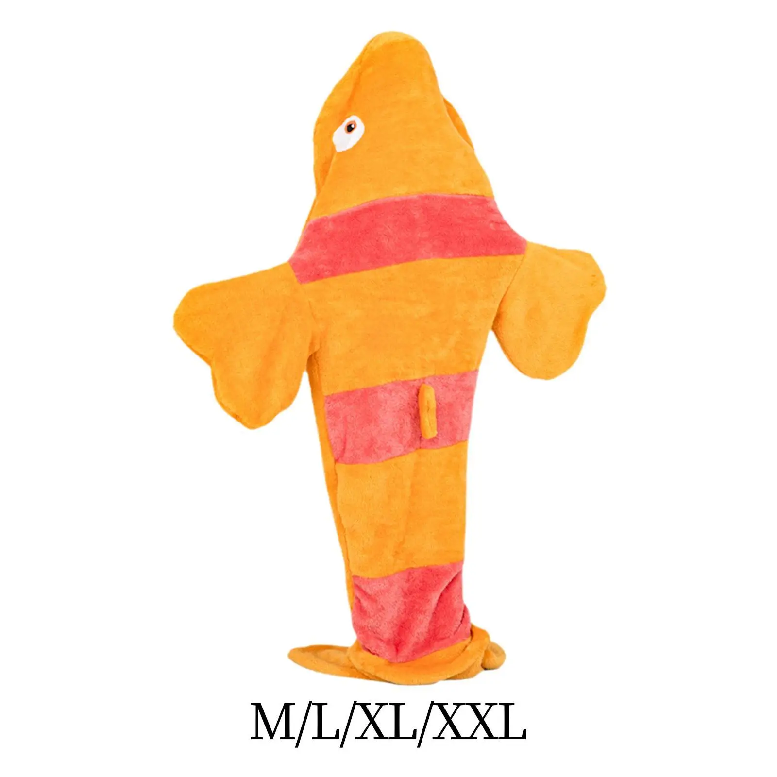 Clown Fish Pajamas Soft Men Women Comfortable Funny Cartoon Shark Sleeping Bag for Club Cosplay Dress up Themed Party Roles Play
