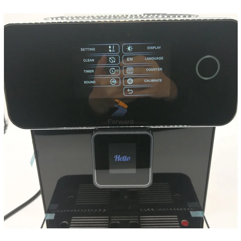 

Commercial 19 Bar Cappuccino Espresso Coffee Maker Touch Screen Office Fresh Coffee Machine With Grinder