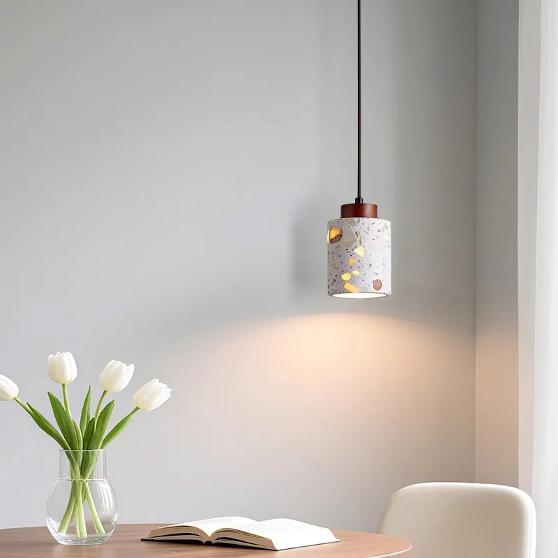 

Modern Marble Bedside LED Chandelier Home Indoor Decoration Pendant Lamp Travertine Stone Chandelier Lighting Suspension Lamps