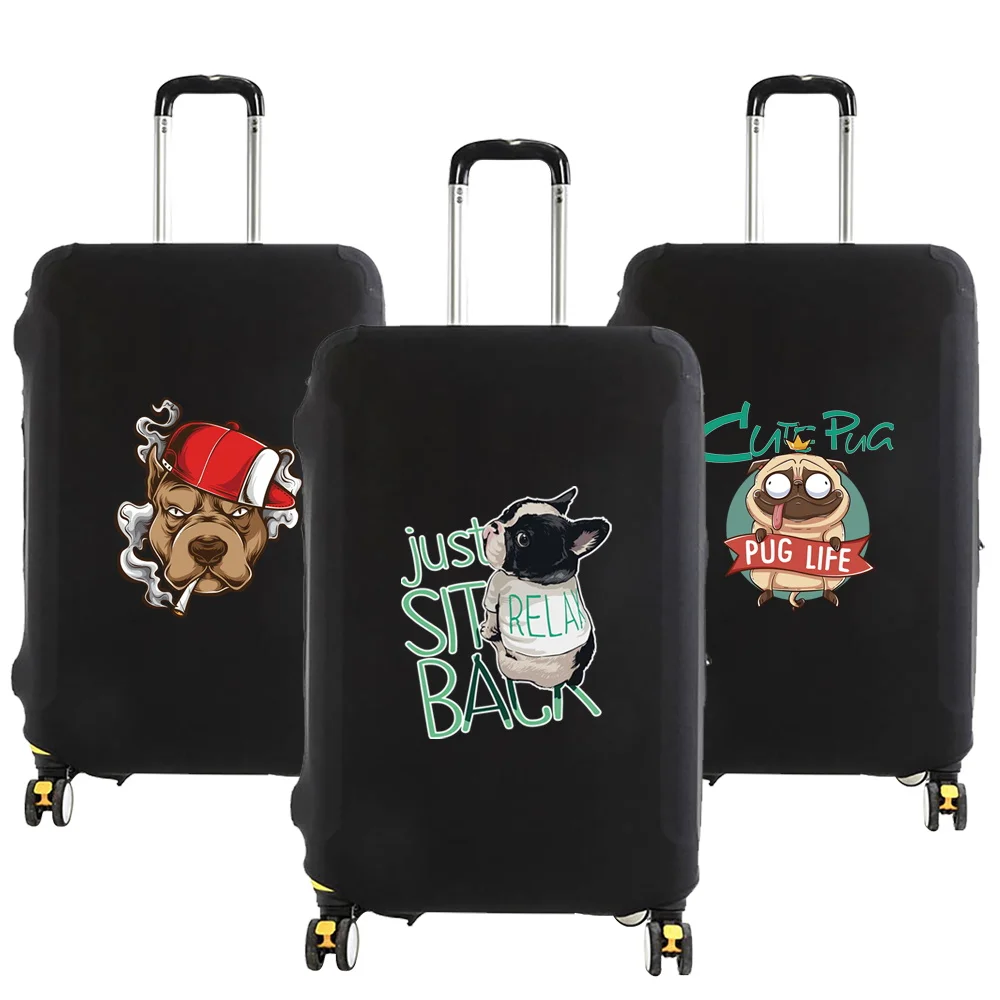 

Thicken Luggage Case Suitcase Protective Cover 2022 New Dog Pattern Travel Elastic Luggage Dust Cover Apply 18-28 Suitcase Cases
