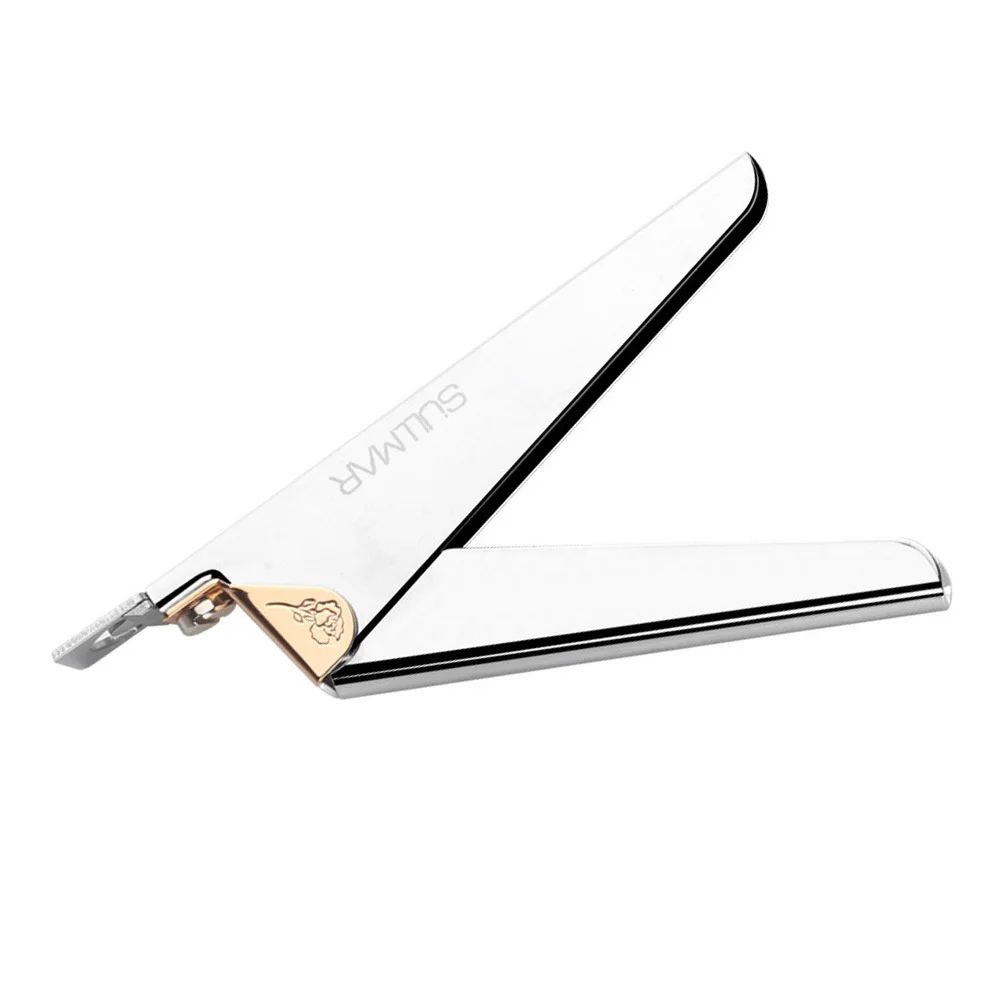 U-förmiger Nagelknipser aus Edelstahl, professionelles Maniküre-Werkzeug für natürliche künstliche Acrylnägel, Pediküre-Schneider, Trimmer