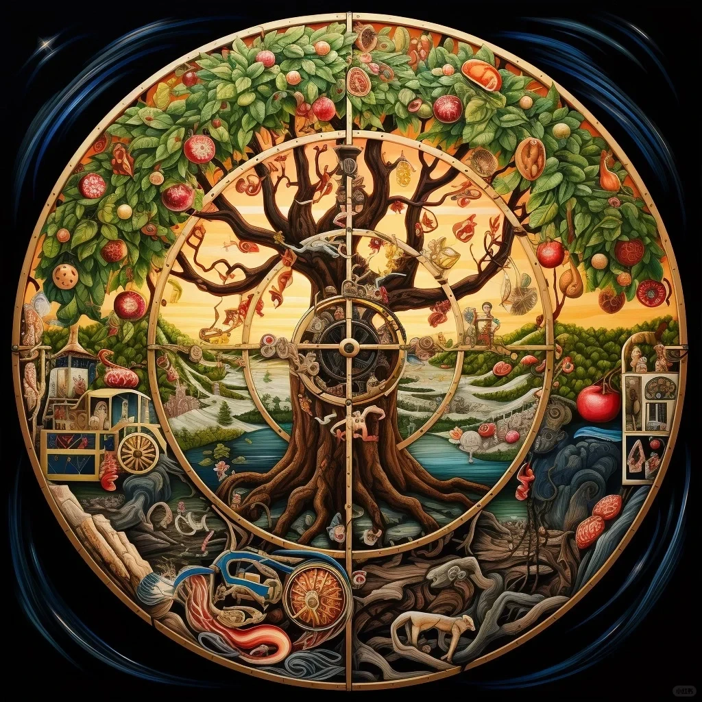 2026 Tree Of Life Tarot Wallpaper Talisman Divination Tablecloth Astrology Oracle Board Game Cushion Placement Altar Tablecloth