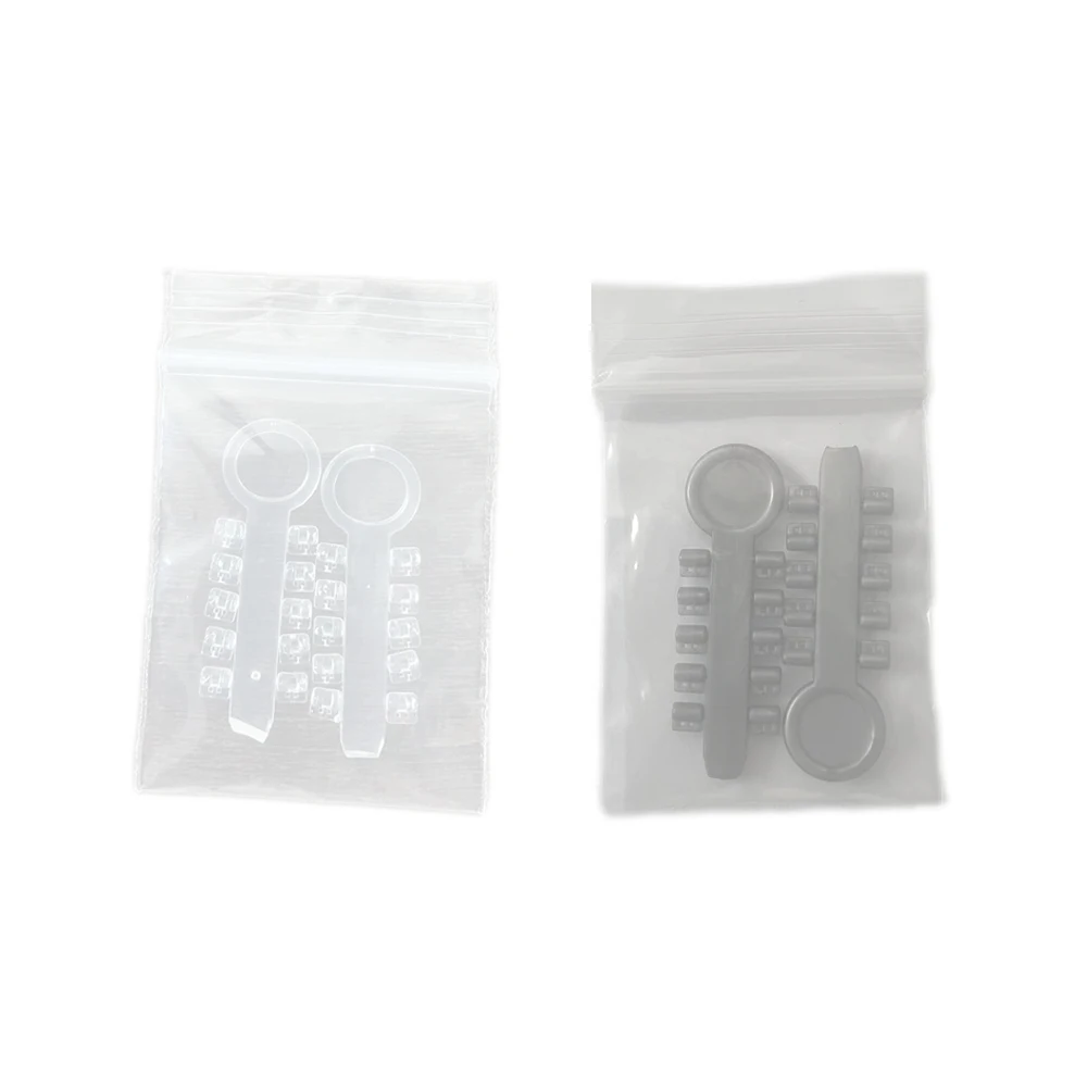 Dental Torsion Rotation Pad 2PCS Orthodontic Wedges For Archwire Brackets Braces Use Consumables Ligature Pad Power chain Tongue