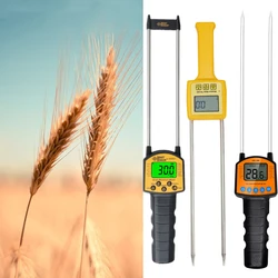 TK100 Grain Moisture Meter Portable Moisture Analyzer Corn Wheat Bean Peanut Grain Measurement Moisture Tester Paddy Hygrometer