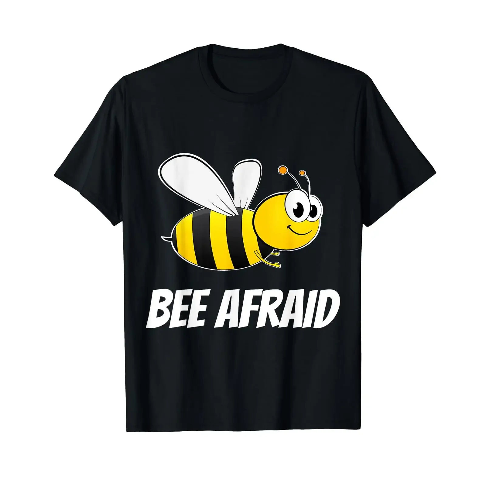 Be Afraid Bee Cool Bumble T shirt vintage Washed Comfortable Slightly Stretched graphic fashion Versatile Top For Everyday Wear