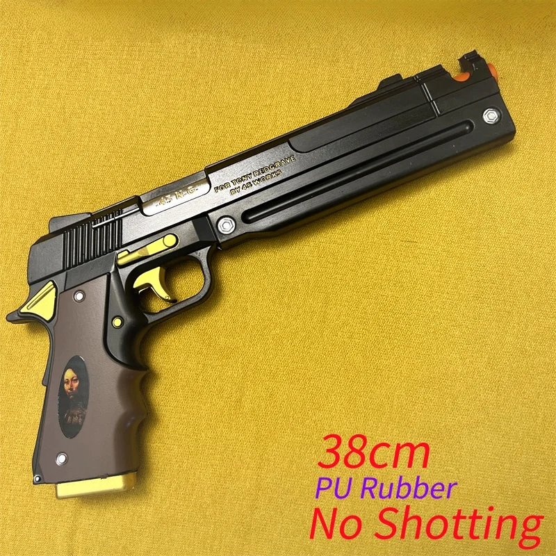 1:1 DMC Doppie Pistole Armi Dante Pistola Riviste Ebano Avorio Cosplay Spada Modello Regalo di Halloween Gomma PU Nessun Tiro