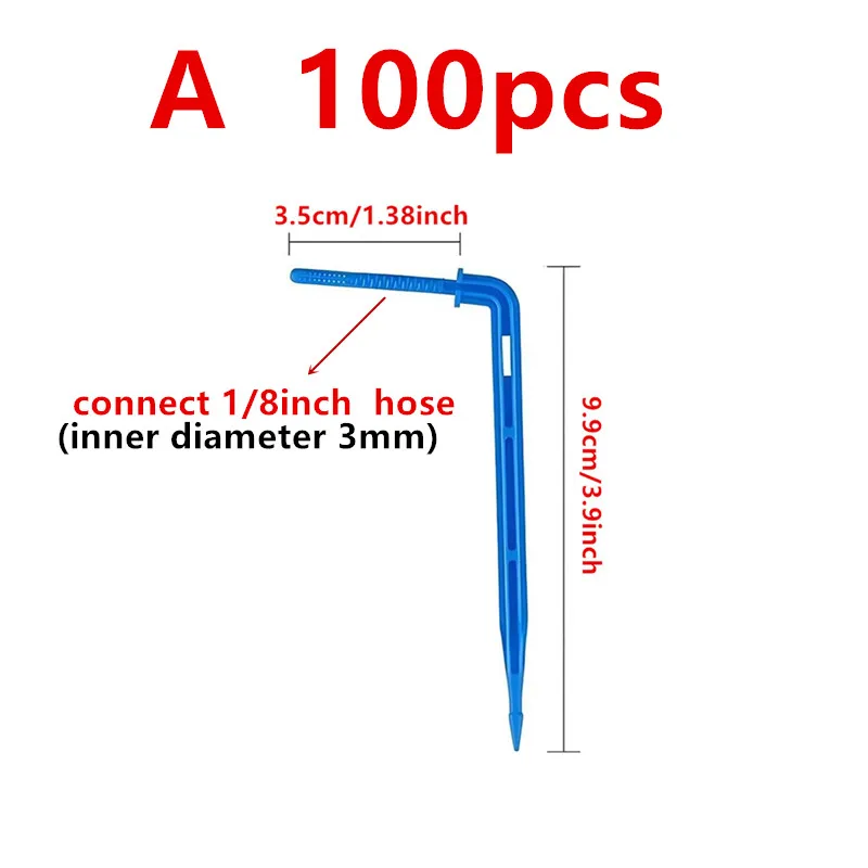Hose Bend Arrow Dripper Garden Irrigation Potted Flowers Water Dropper Drip Gardening Irrigation System Micro Flow Dripper