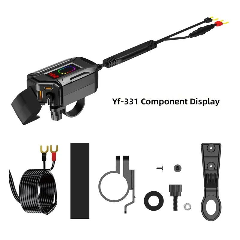 for Motorcycle Waterproof USB Charger Fast Charging Mobile Phone Navigator Car Charger