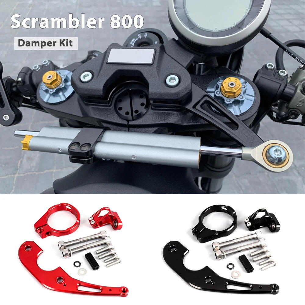 

Motorcycle Steering Stabilize Damper Mounting Bracket Kit Steering Damper Bracket For Ducati Scrambler 800 SCRAMBLER800