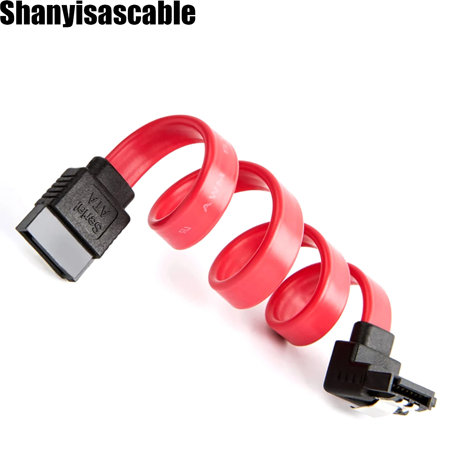 0.5 Meter 7Pin SATA to 90 Degree 7Pin Internal Connection Wire