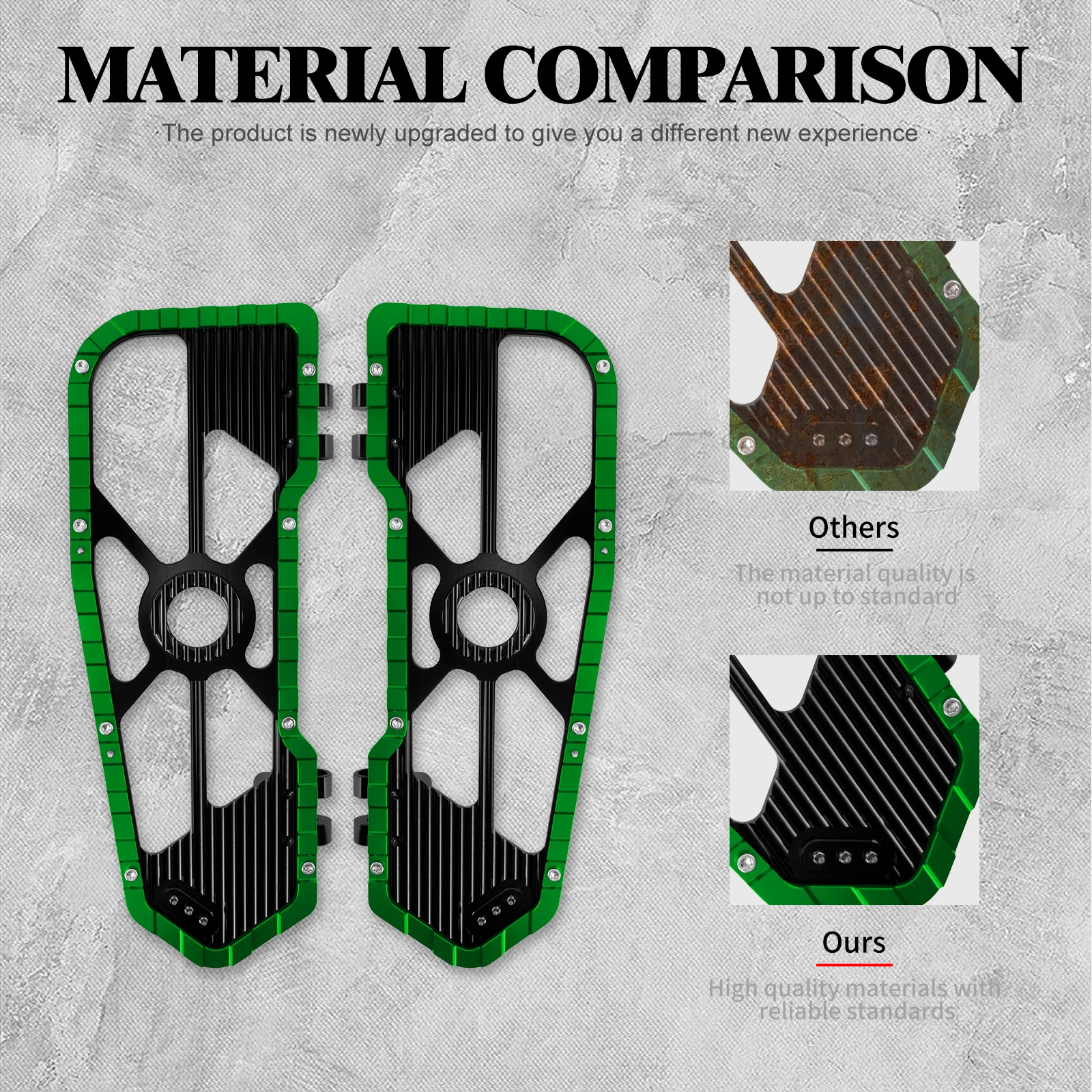 Motorcycle Driver Foot Pegs Pedal Front Footrest Floorboard Footpegs For Harley Road King Street Glide FLHX 86-UP Softail Dyna