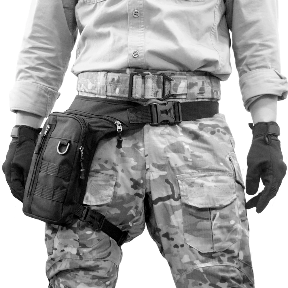 

Outdoor Multi-Function Lure Bag Tactical Motorcycle Waist Package Sports Cycling Storage Package Tool Bag Crossbody Hunting Bag