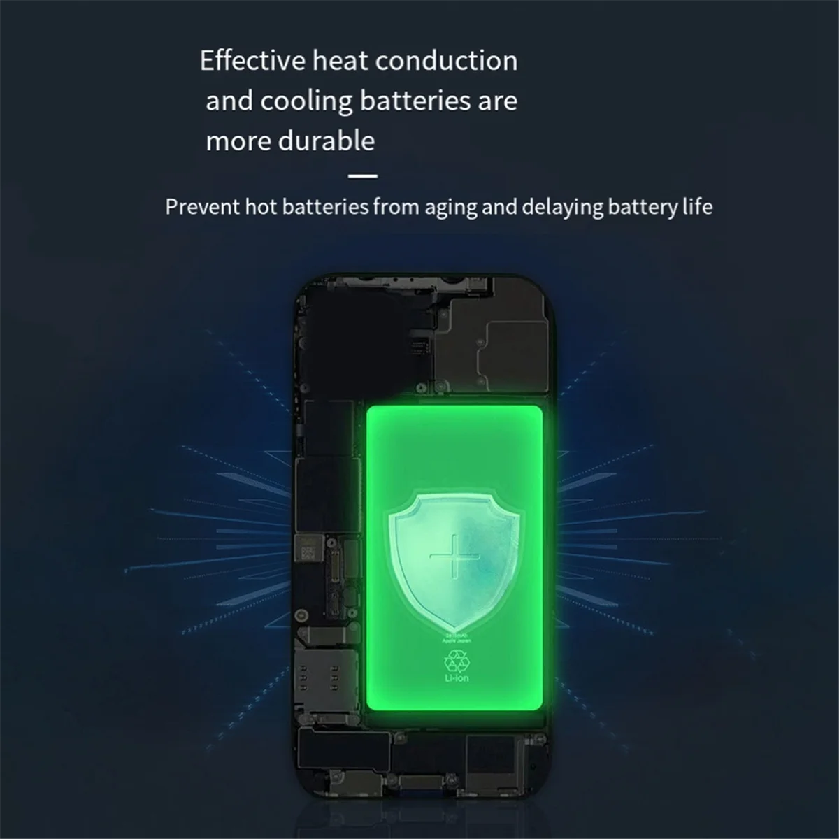 Mobile Phone Cooler Copper Graphene Sheet Tablet Dissip Uniform Plate Increases Heat Dissipation Area,B Rich