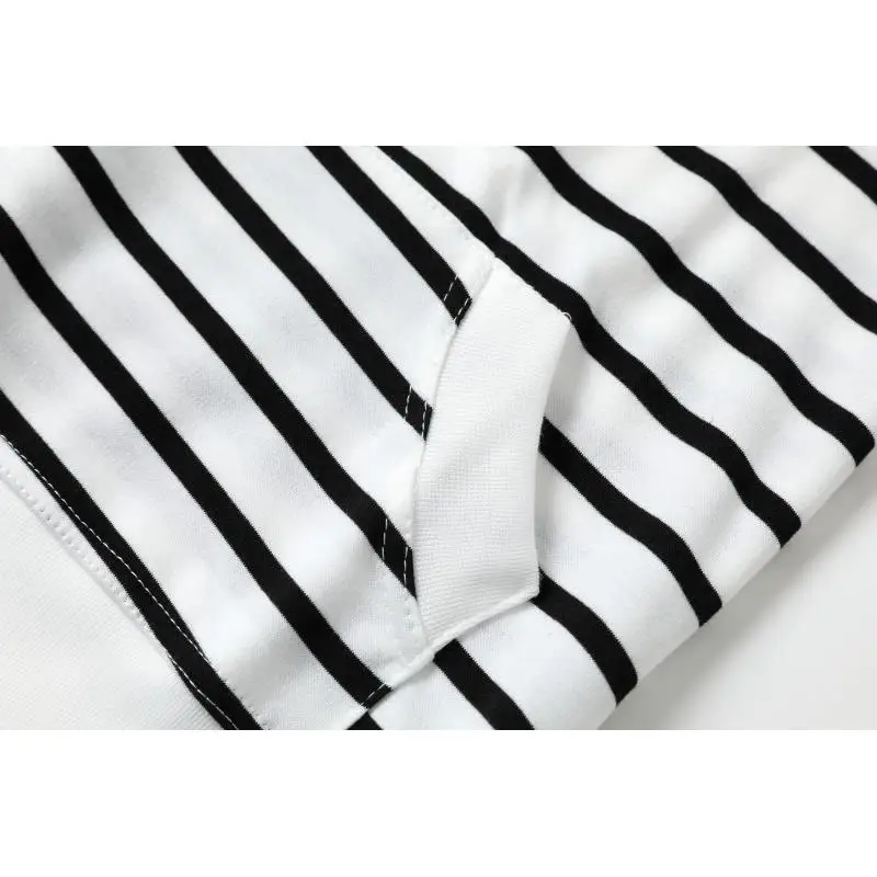 Thiened Long Sve Hoodie Striped Sweatirt Autumn Winter Casual Independent Station Ebay Hot S Women's Faion Street...