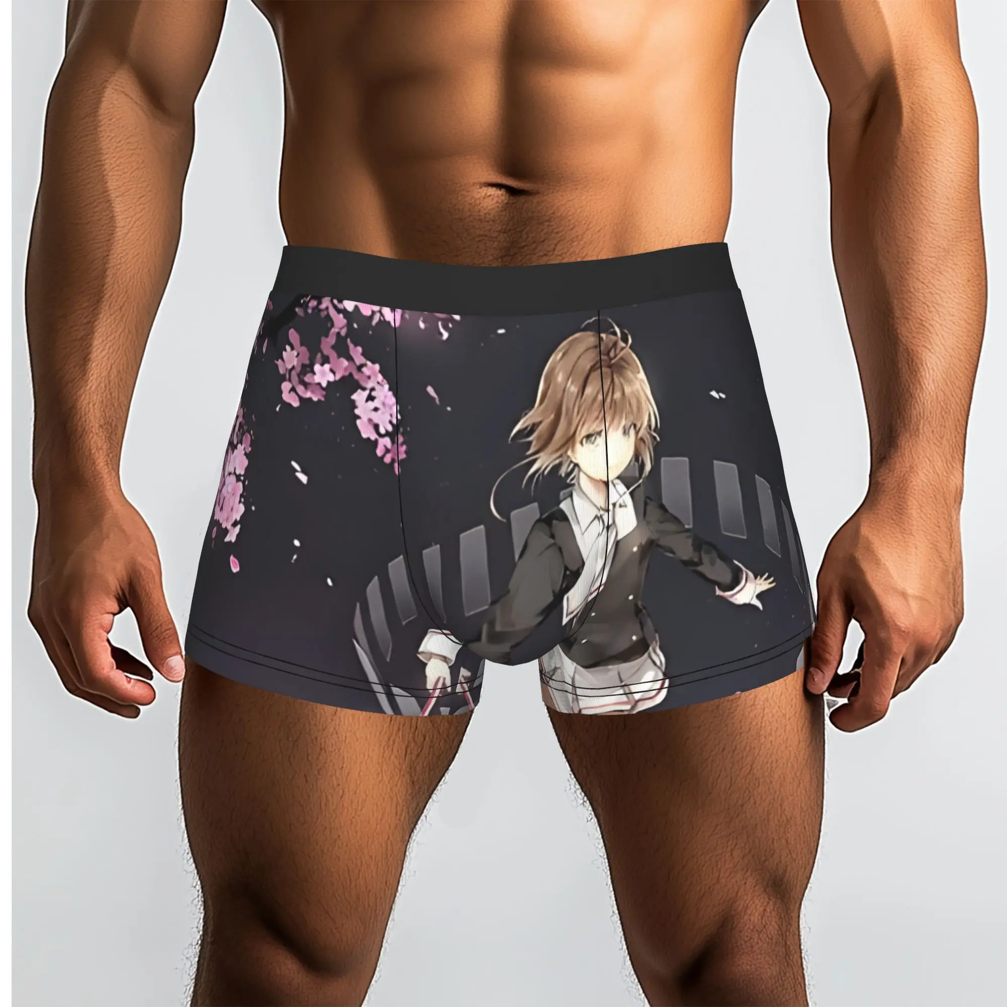 Sakura  Bandai Cardcaptor Sakura Underpants Homme Panties Man Underwear Ventilate Shorts Boxer Briefs