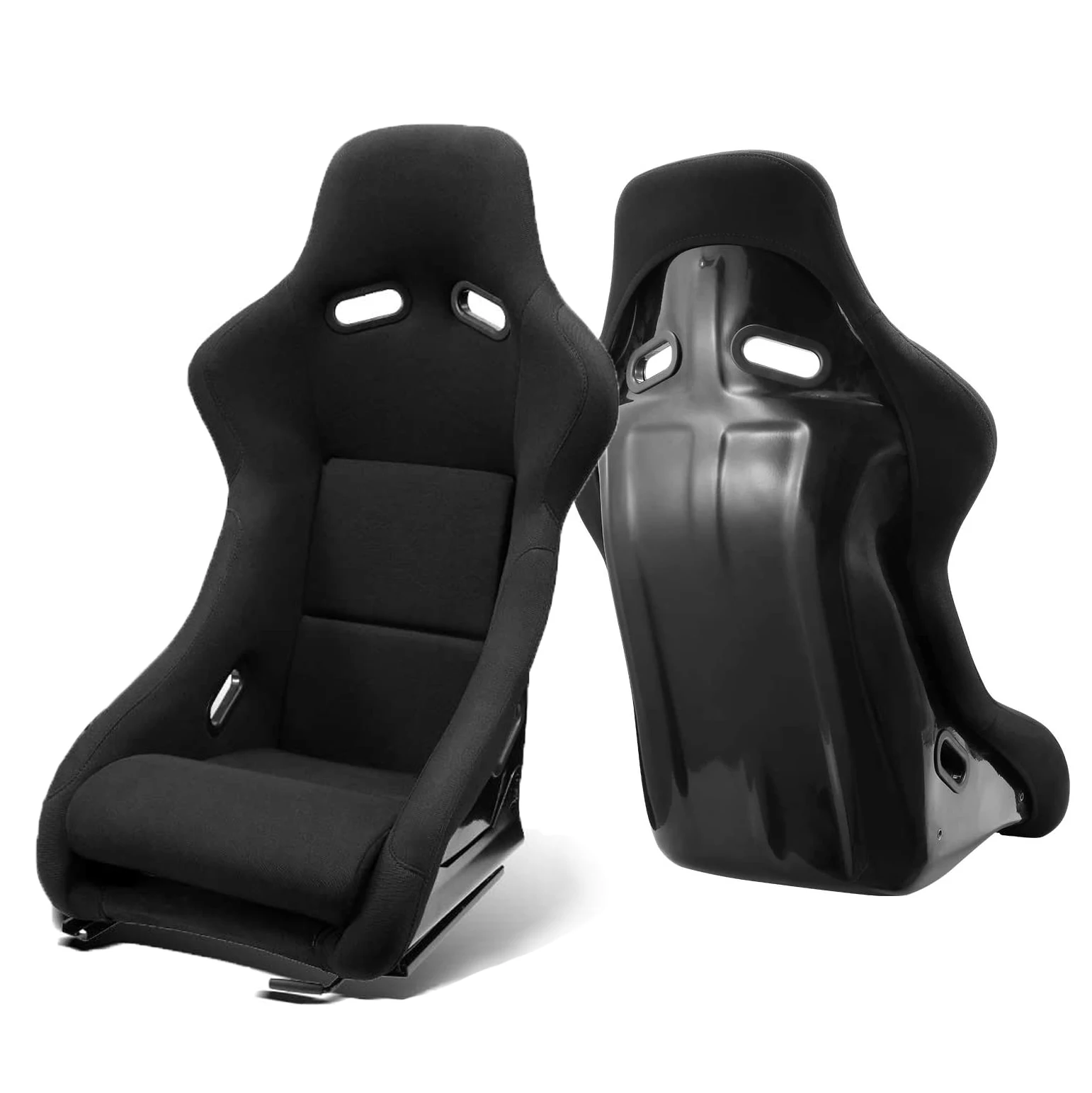 1021 Series Bucket Shining Glitter Fiberglass Carbon Fiber Glass Sim Simulator Universal Automobile Car Racing Seats