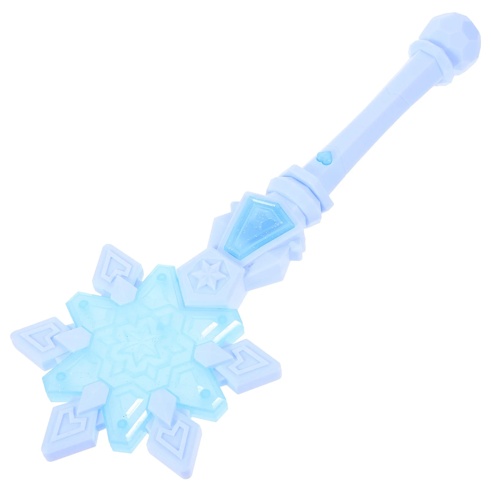 

Light Up Snowflake Wand Fairy Stick Glow Accessory for Birthday Party Dress Up Play Princess Supply