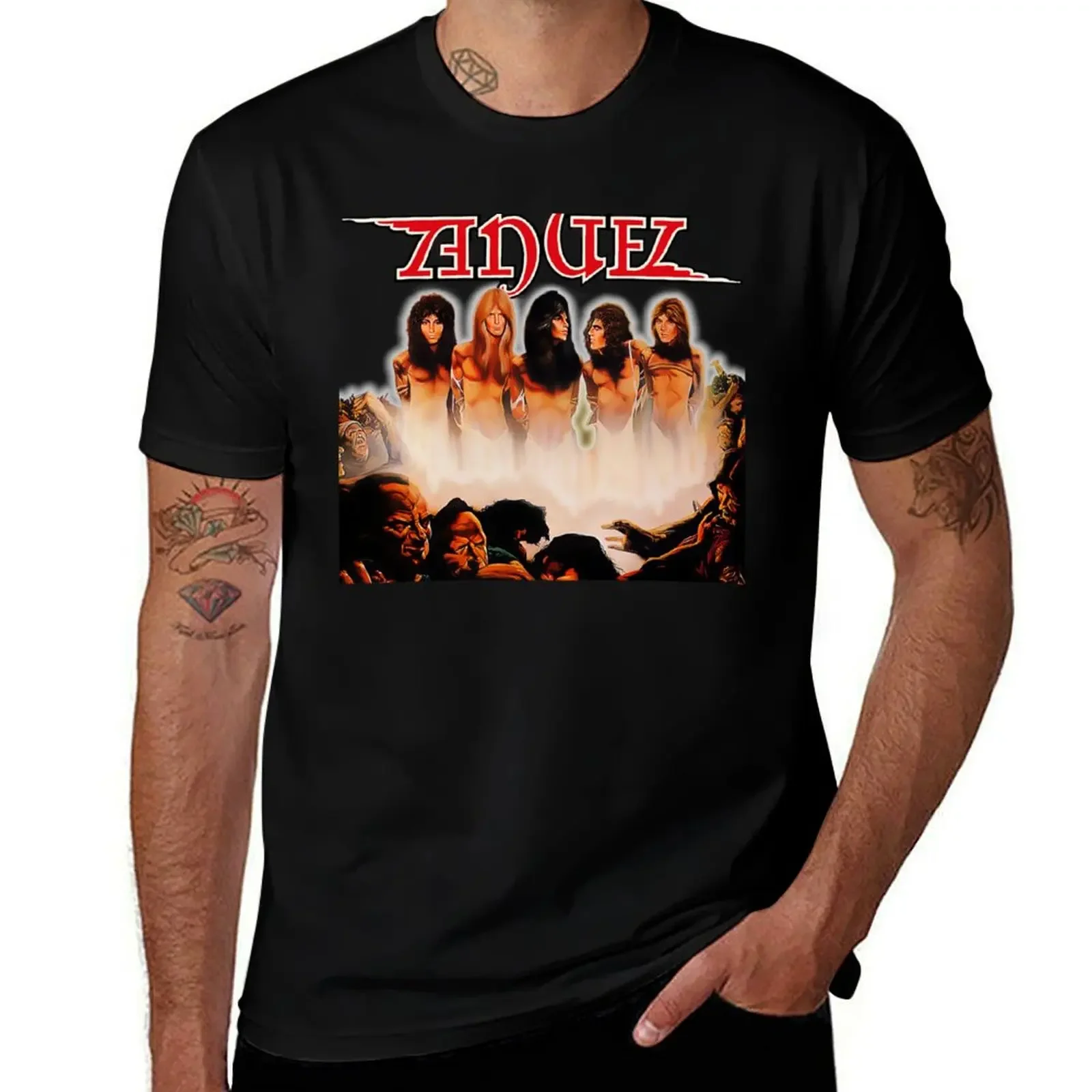 

Angel - White Hot T-Shirt luxury t-shirt affliction shirts oversizeds T-shirts man sweat shirts, men